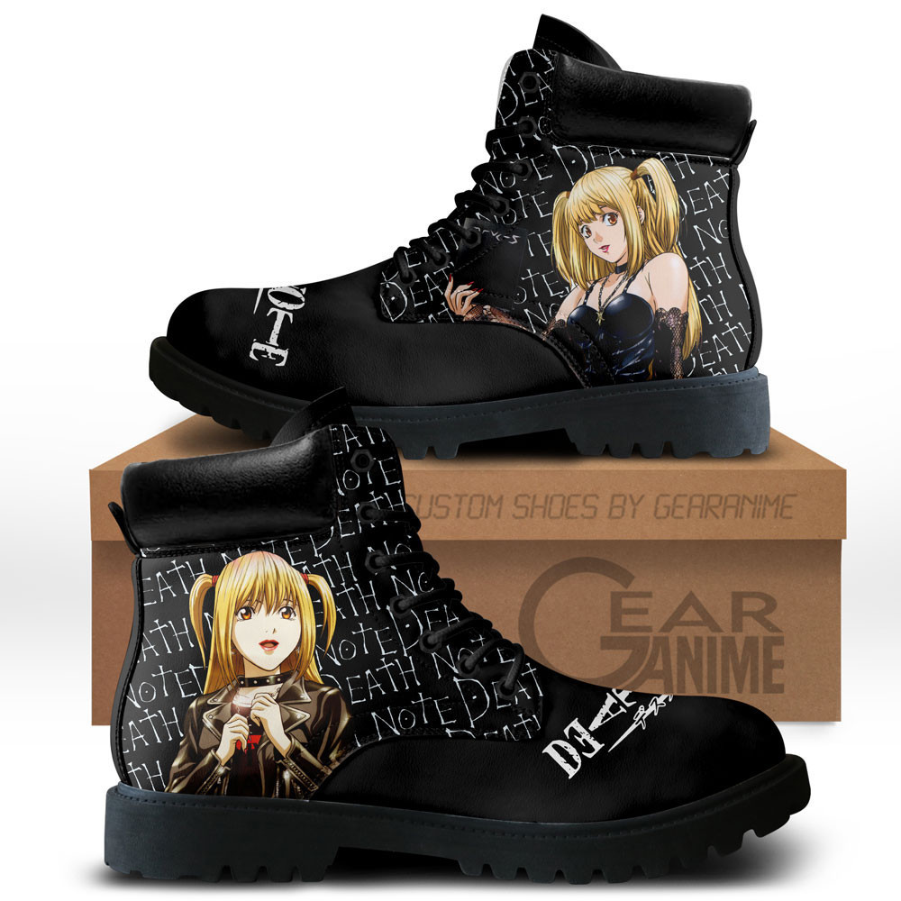 Death Note Misa Amane Custom Anime Combat Boots NTT071