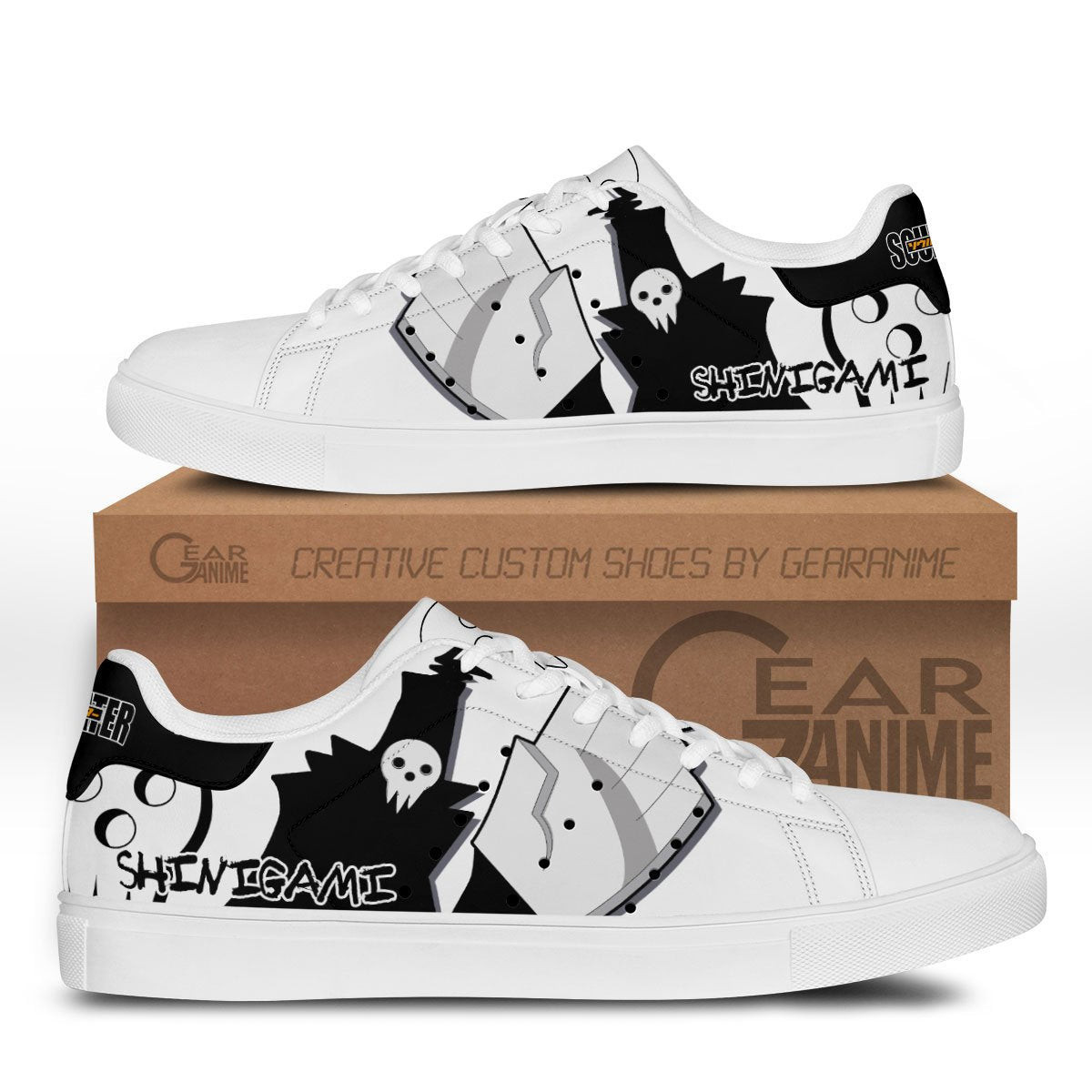 Death Shinigami Custom Anime Classic Court Shoes