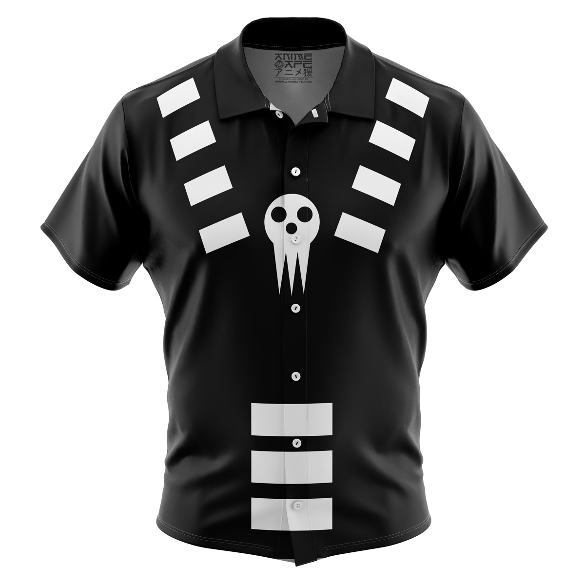 Death the Kid Soul Eater Button Up Hawaiian Shirt