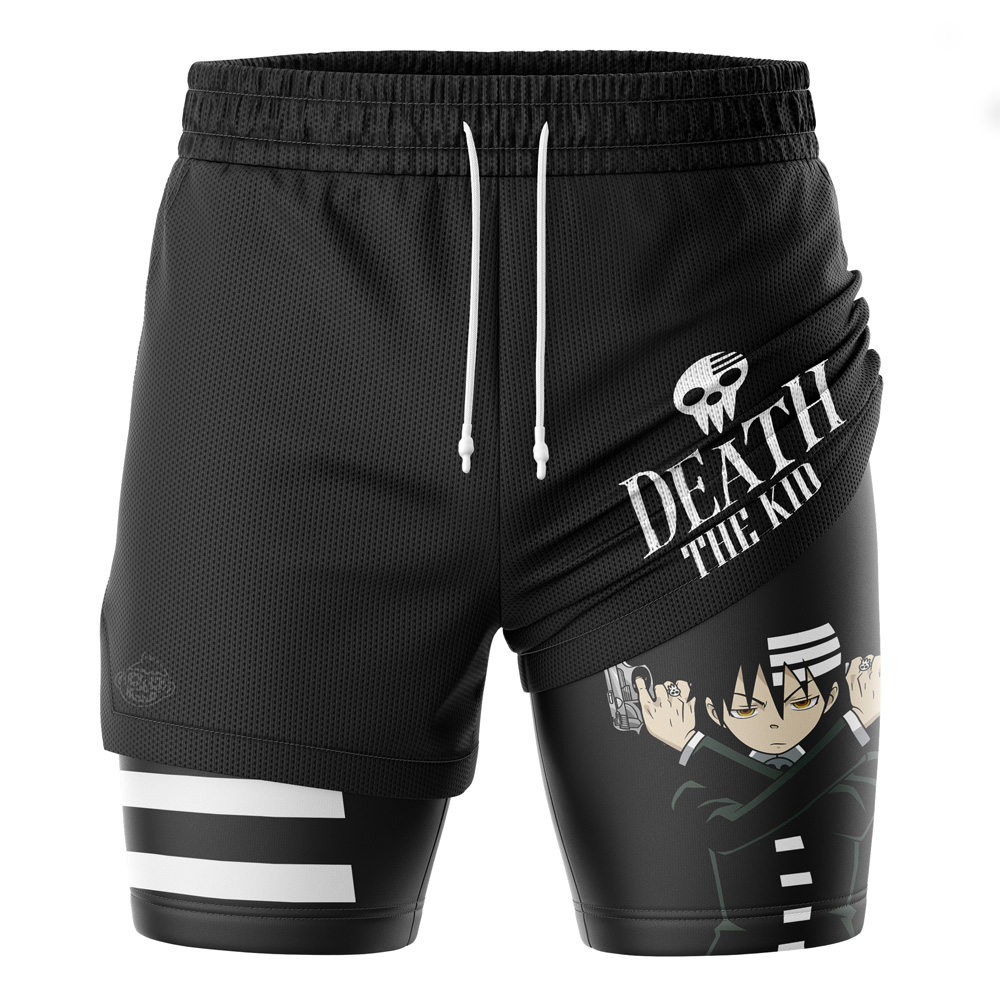 Death The Kid V2 Soul Eater 2-in-1 Performance Shorts