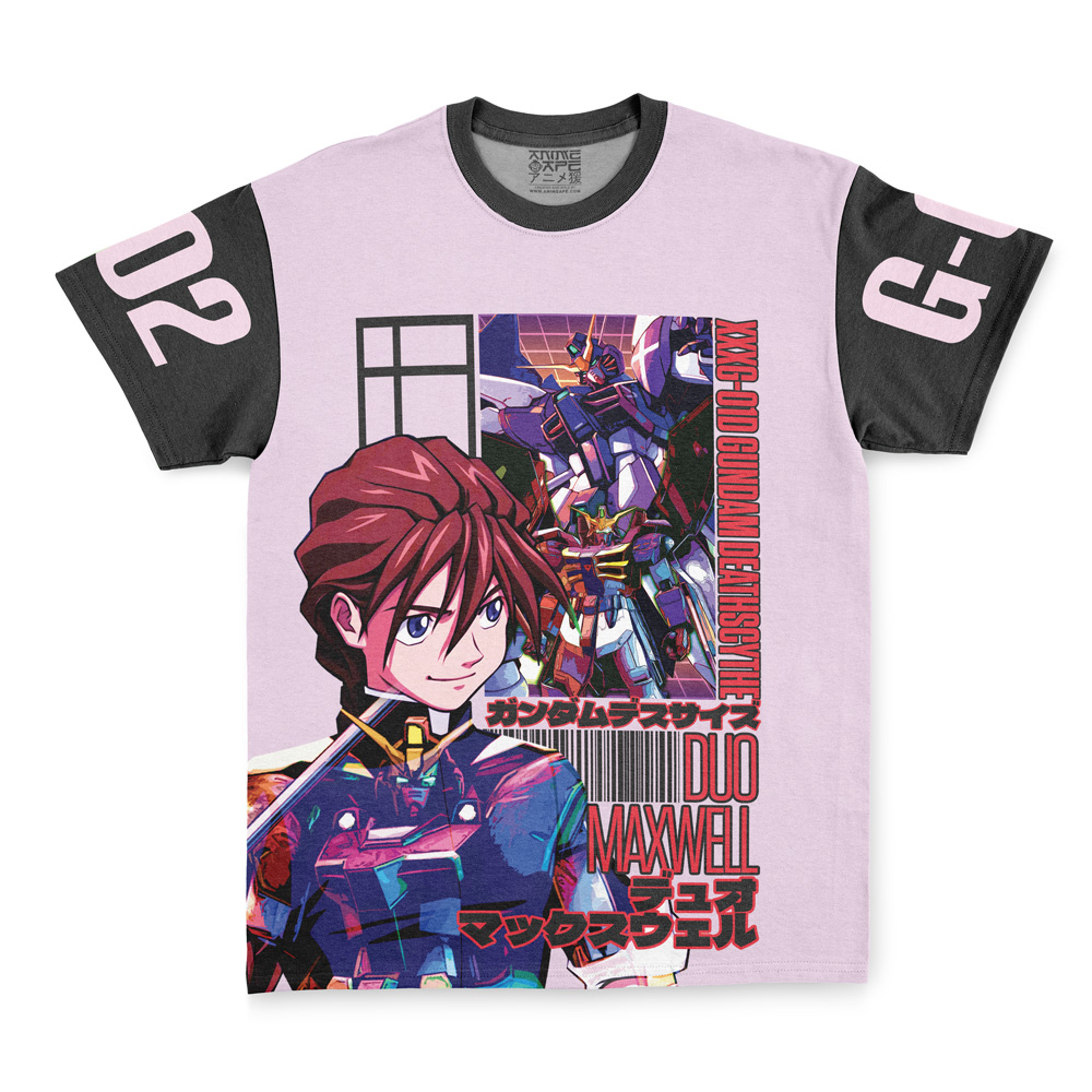 Deathscythe x Duo Maxwell Gundam Wing Endless Waltz Streetwear T-Shirt