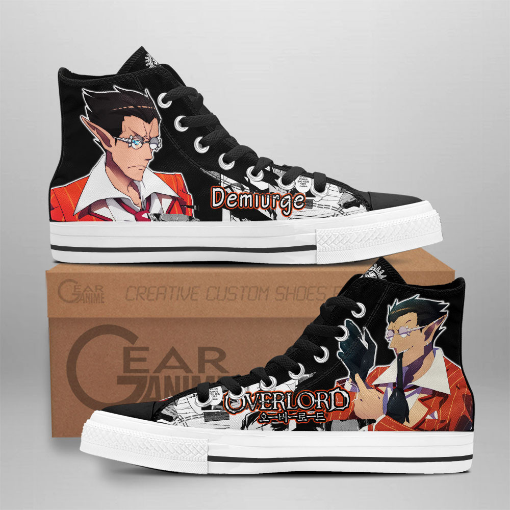Demiurge Custom Anime High-Top Canvas Shoes