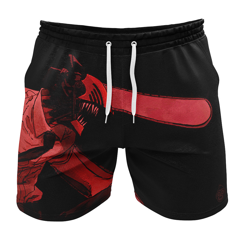 Denji Chainsaw Man Gym Shorts