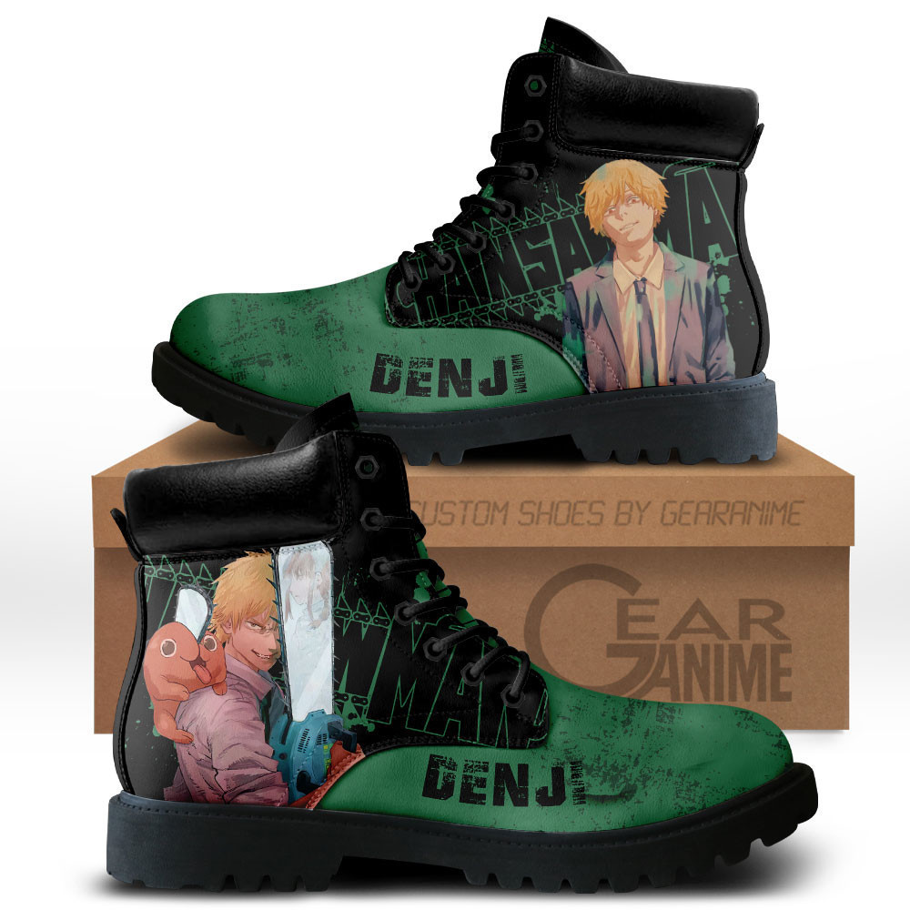Denji Custom Anime Combat Boots