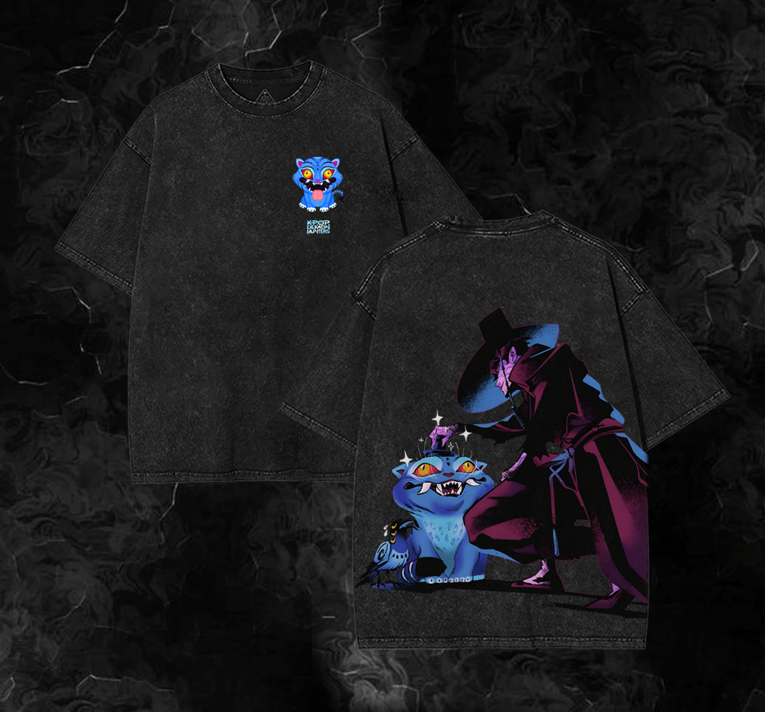 Derpy KPop Demon Hunter Shirt, Saja Boy Huntrix Unisex Wash Shirt