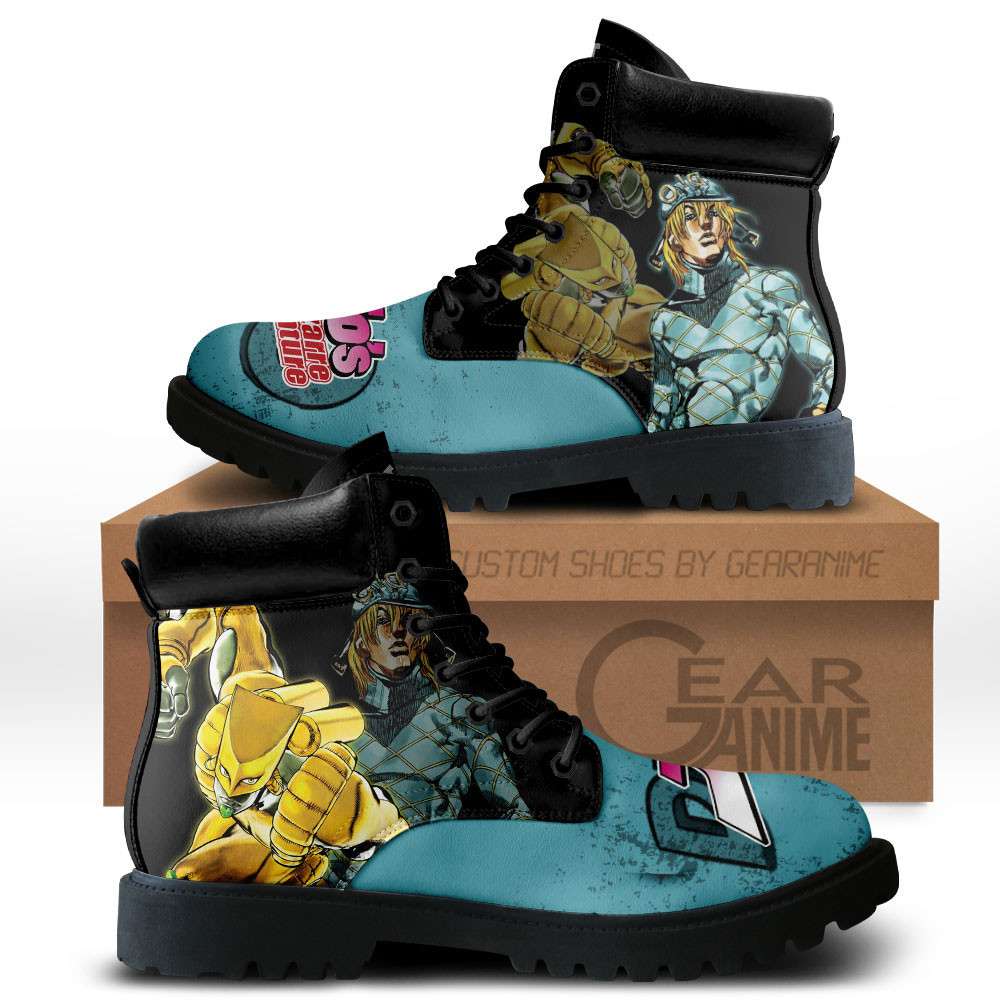 Diego Brando Custom Anime Combat Boots MV0512