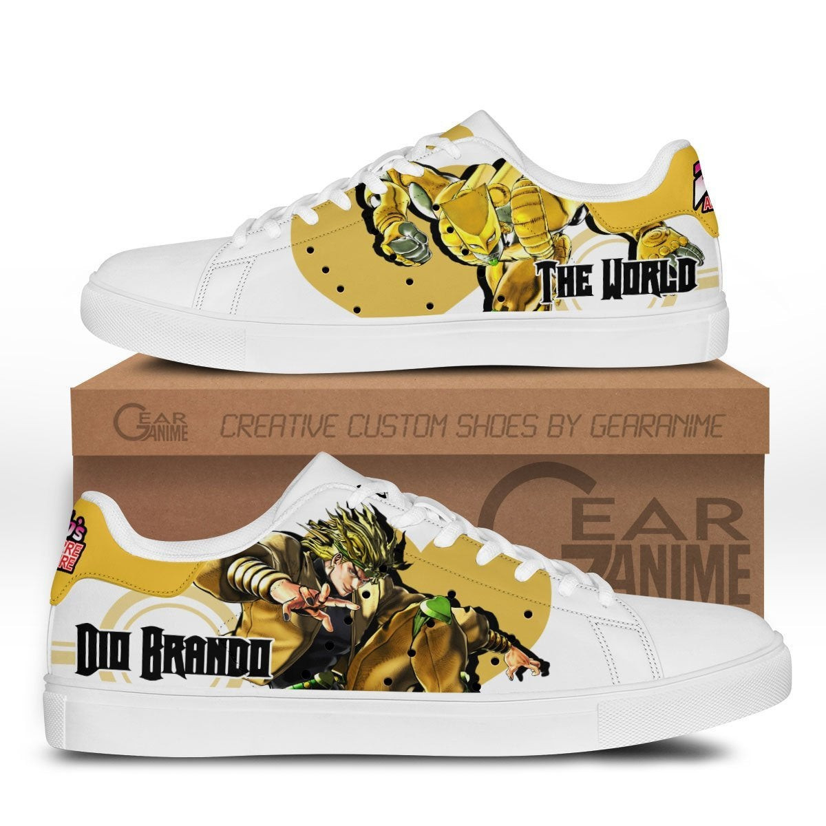 Dio Brando Custom Anime Classic Court Shoes