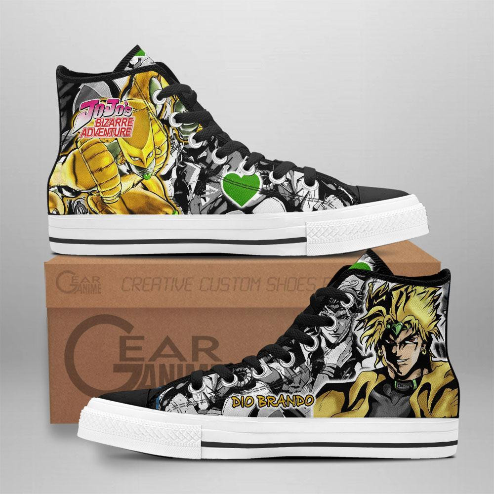 Dio Brando Custom Anime High-Top Canvas Shoes NTT111