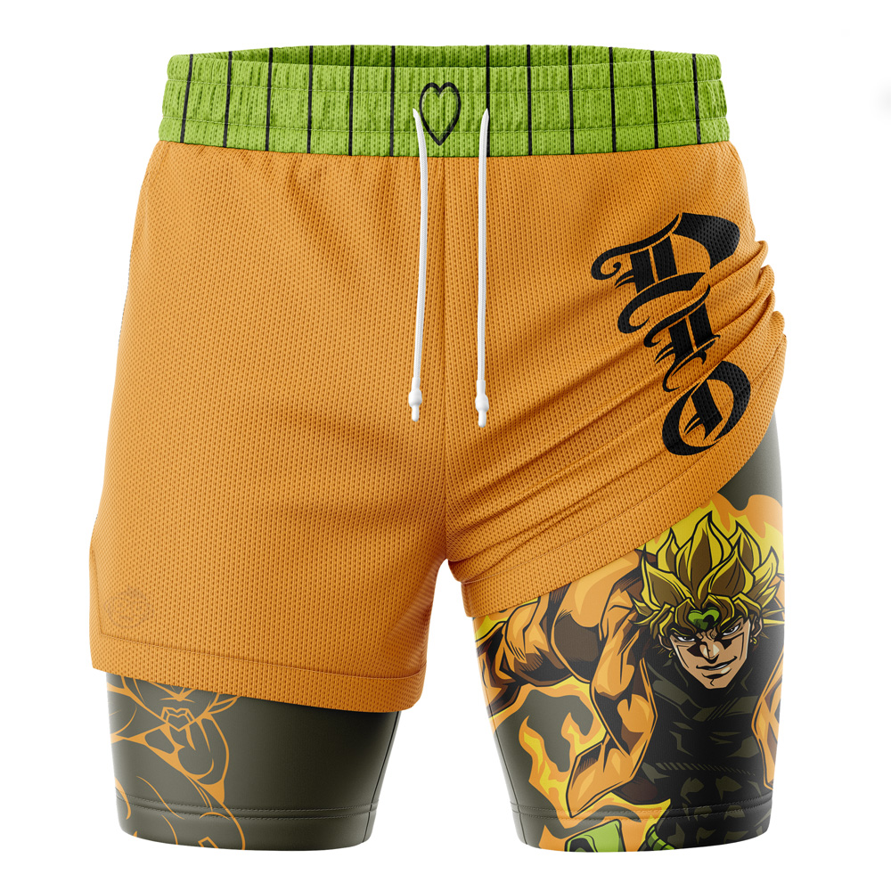 Dio Brando JoJo’s Bizarre Adventure 2-in-1 Performance Shorts