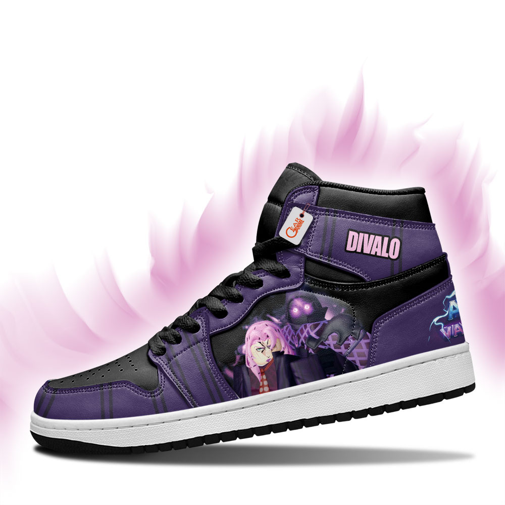 Divalo Requiem Custom Gaming High-Top Leather Sneakers Vanguards Custom Drop