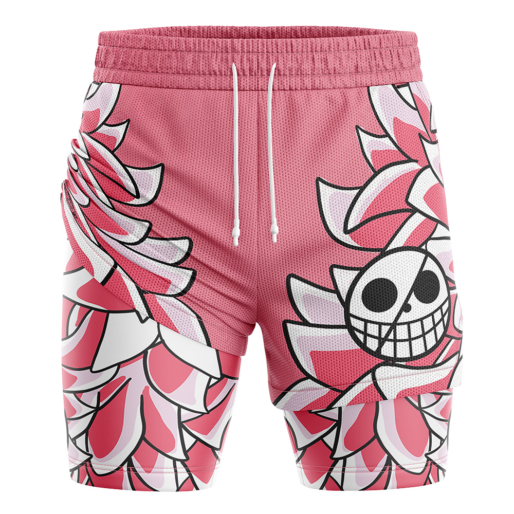 Doflamingo One Piece 2-in-1 Performance Shorts