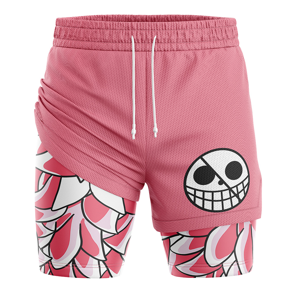 Doflamingo V2 One Piece 2-in-1 Performance Shorts