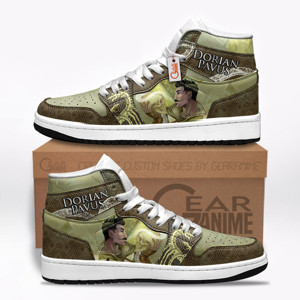 Dorian Pavus Custom Gaming High-Top Leather Sneakers