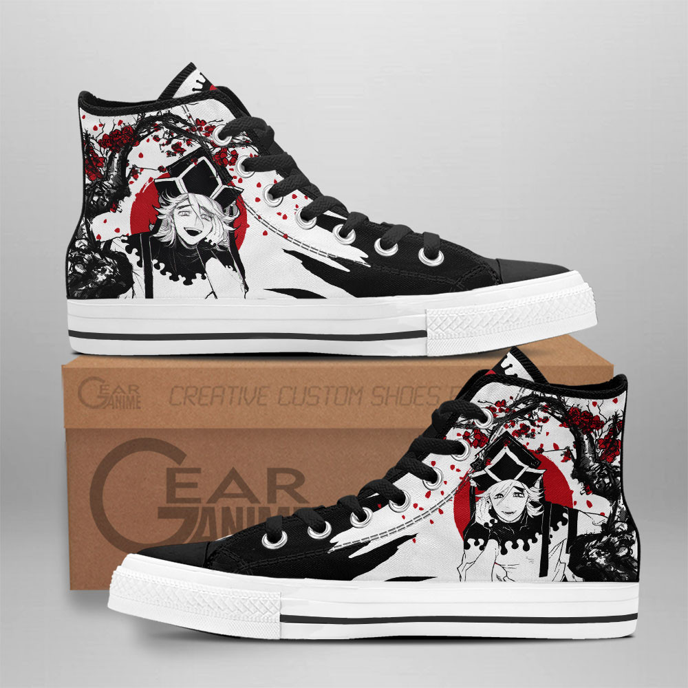 Douma Custom Anime High-Top Canvas Shoes Japanese Style