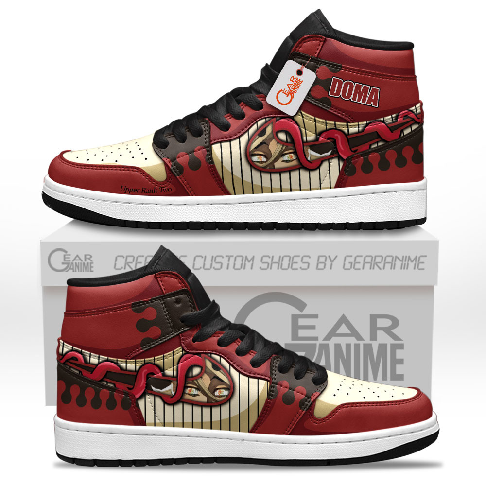 Douma High-Top Leather Sneakers Custom Name