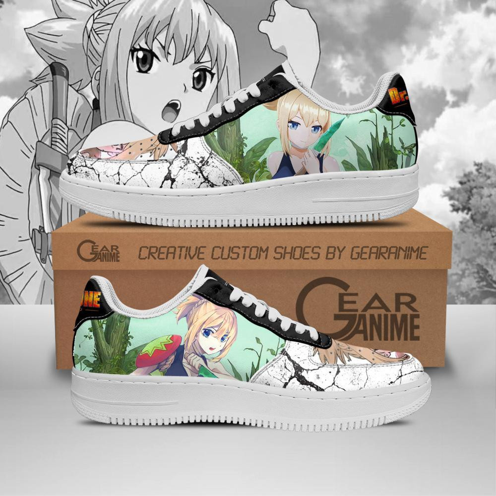 Dr. Stone Kohaku Custom Anime Low-Top Leather Sneakers