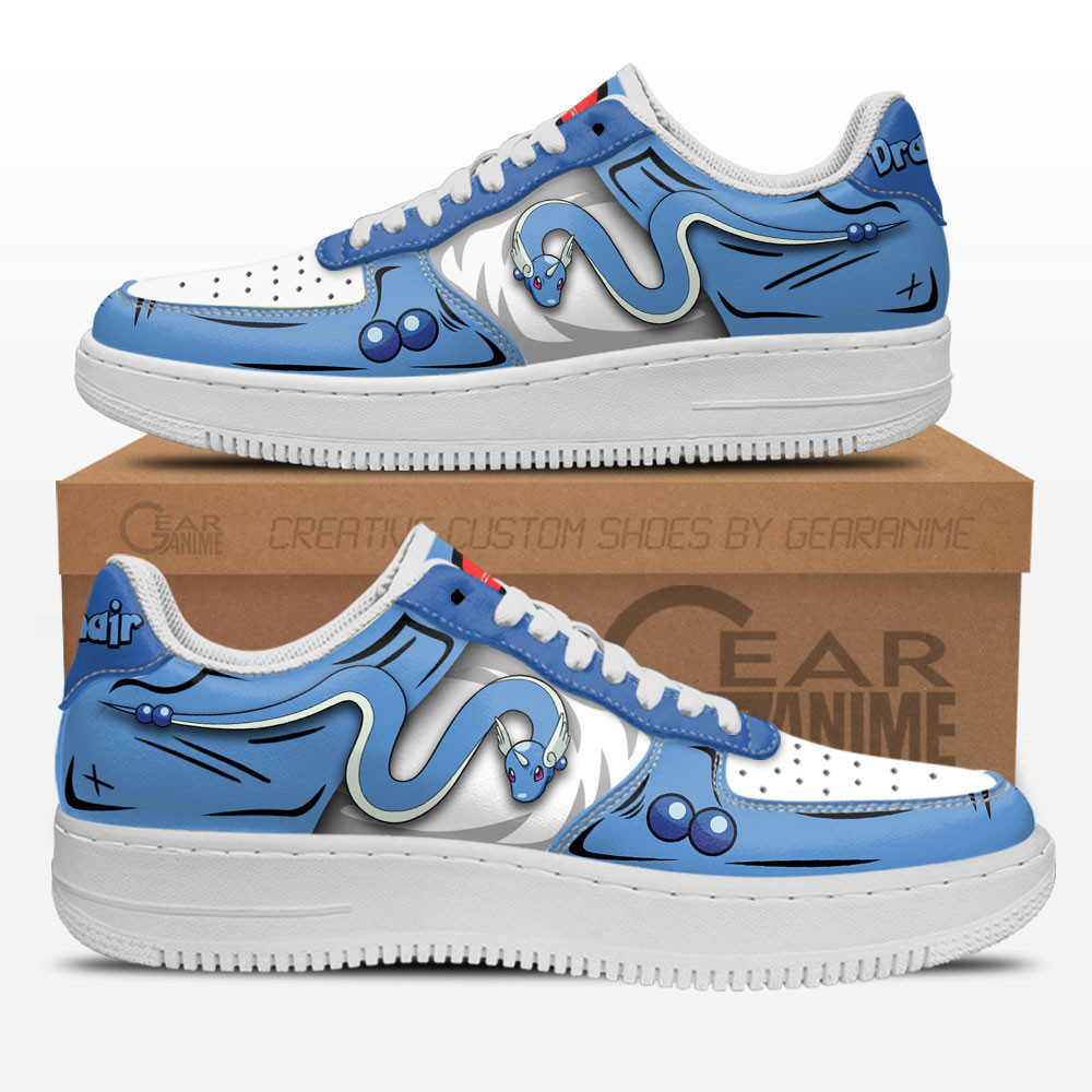 Dragonair Custom Anime Low-Top Leather Sneakers