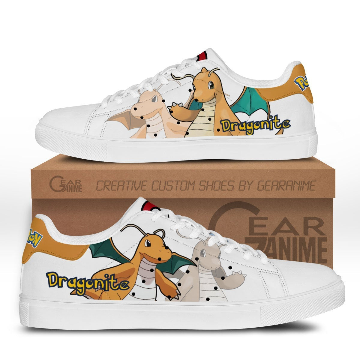 Dragonite Custom Anime Classic Court Shoes