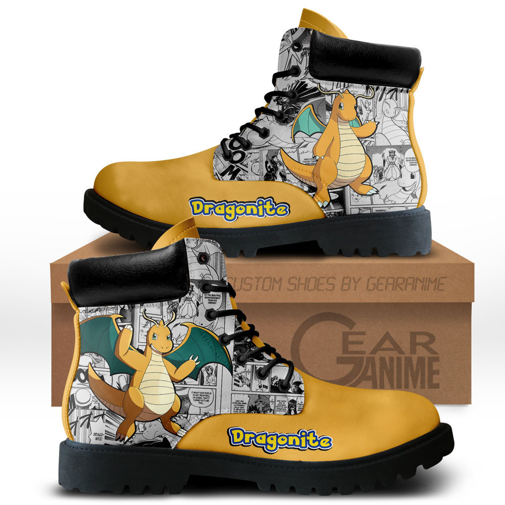 Dragonite Custom Anime Combat Boots NTT051