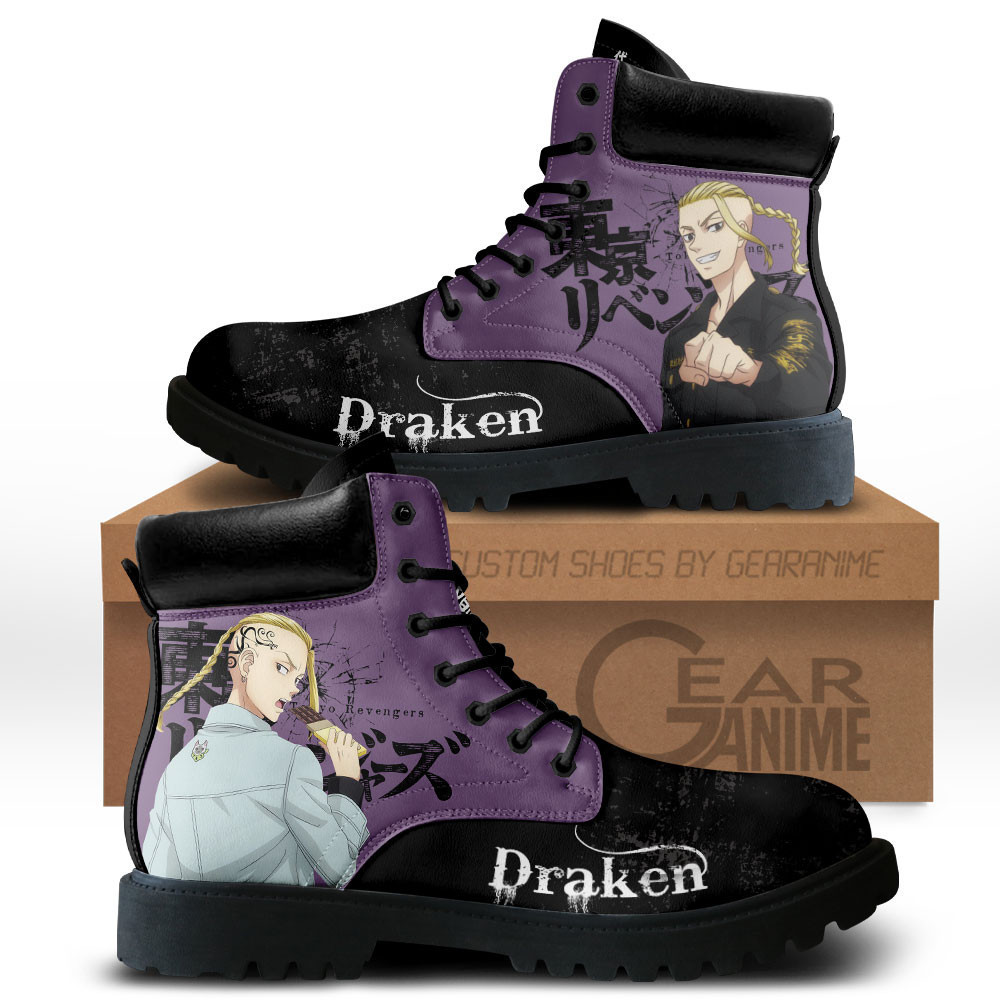 Draken Custom Anime Combat Boots MV1110