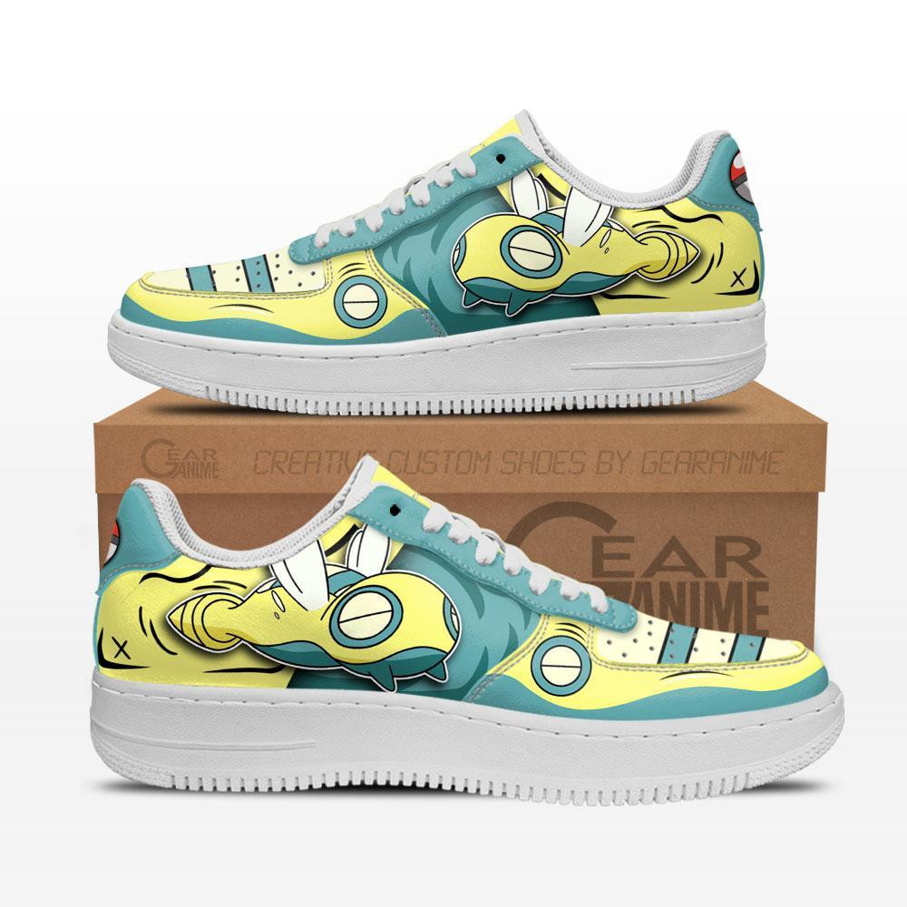 Dunsparce Custom Anime Low-Top Leather Sneakers
