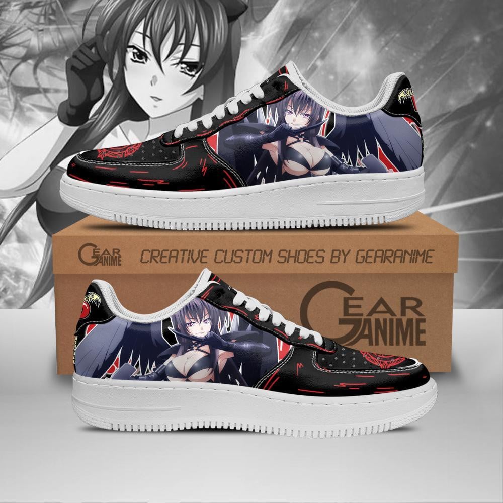 DxD Raynare Custom Anime Low-Top Leather Sneakers