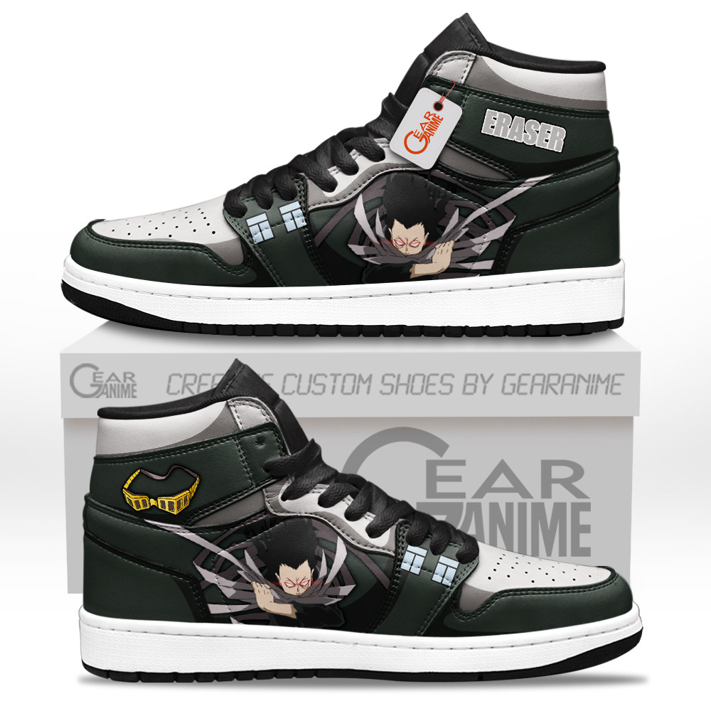 Easer Head High-Top Leather Sneakers Custom Name