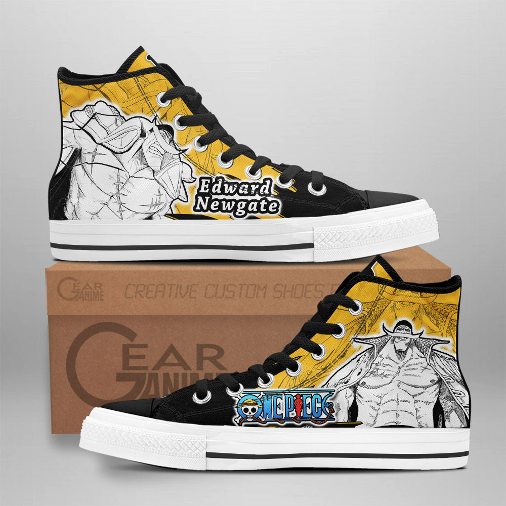Edward Newgate Custom Anime High-Top Canvas Shoes