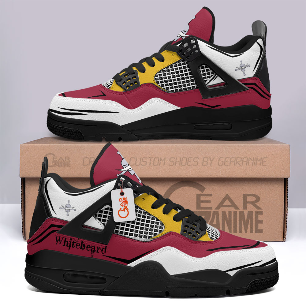 Edward Newgate Retro 4 Leather Sneakers Custom Name