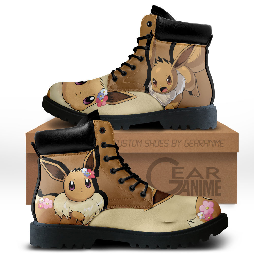 Eevee Custom Anime Combat Boots