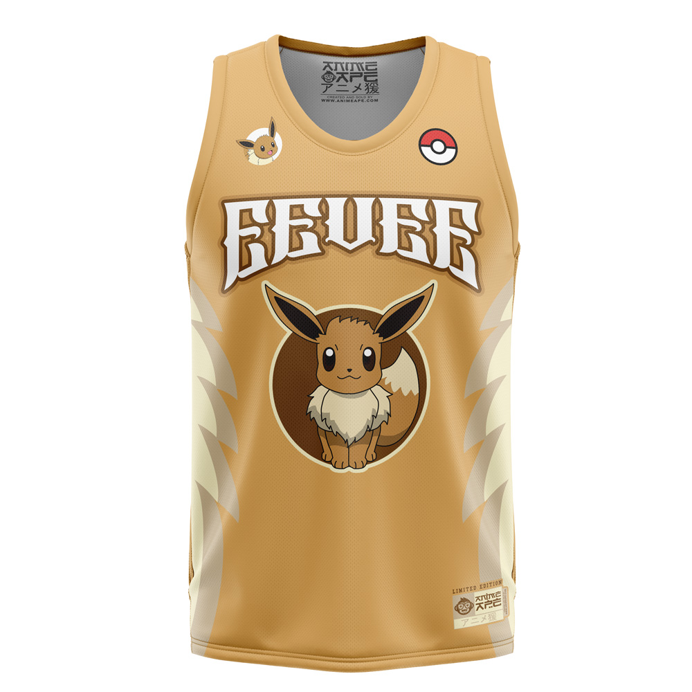 Eevee Eeveelution Pokemon Basketball Jersey