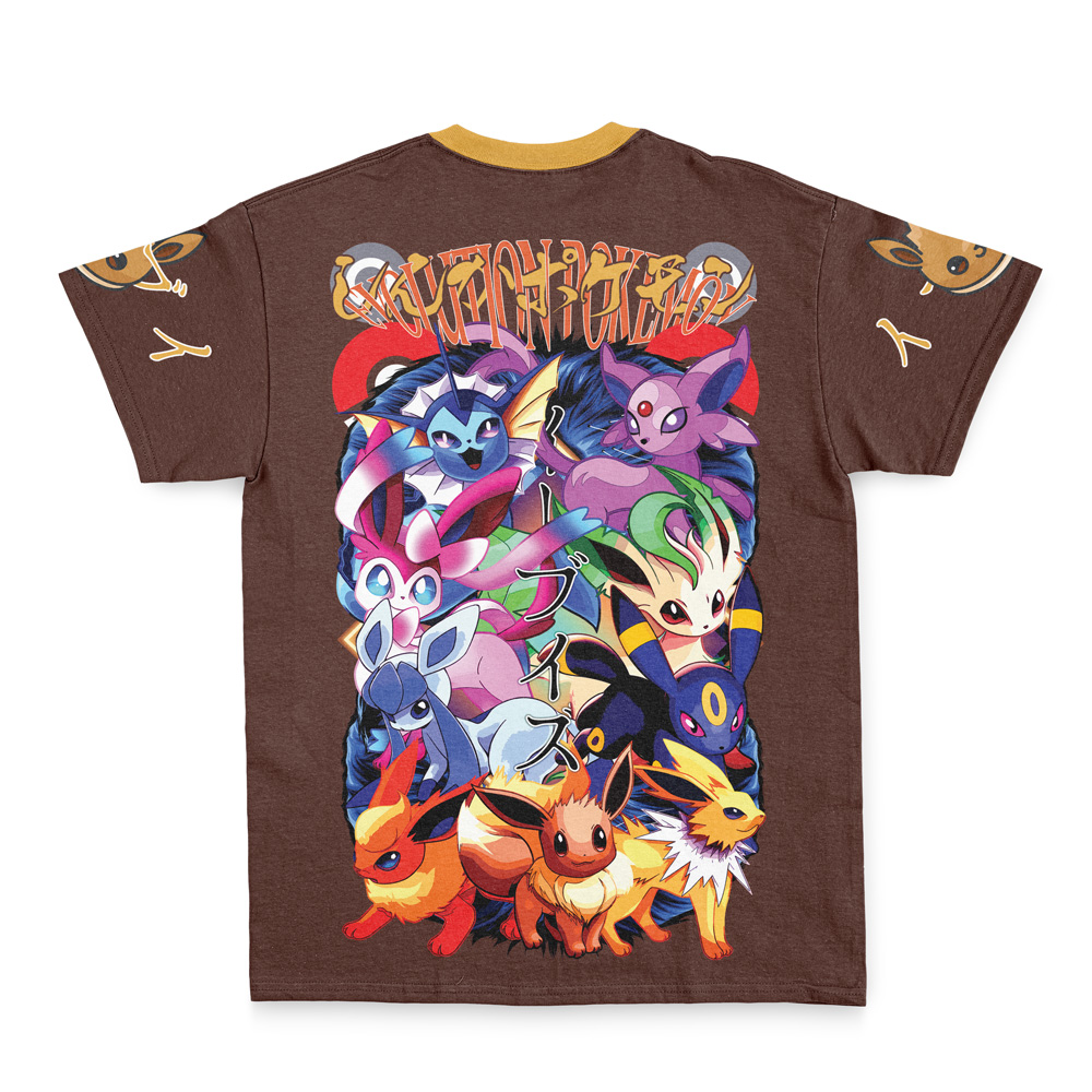 Eeveelution Pokemon Streetwear T-Shirt