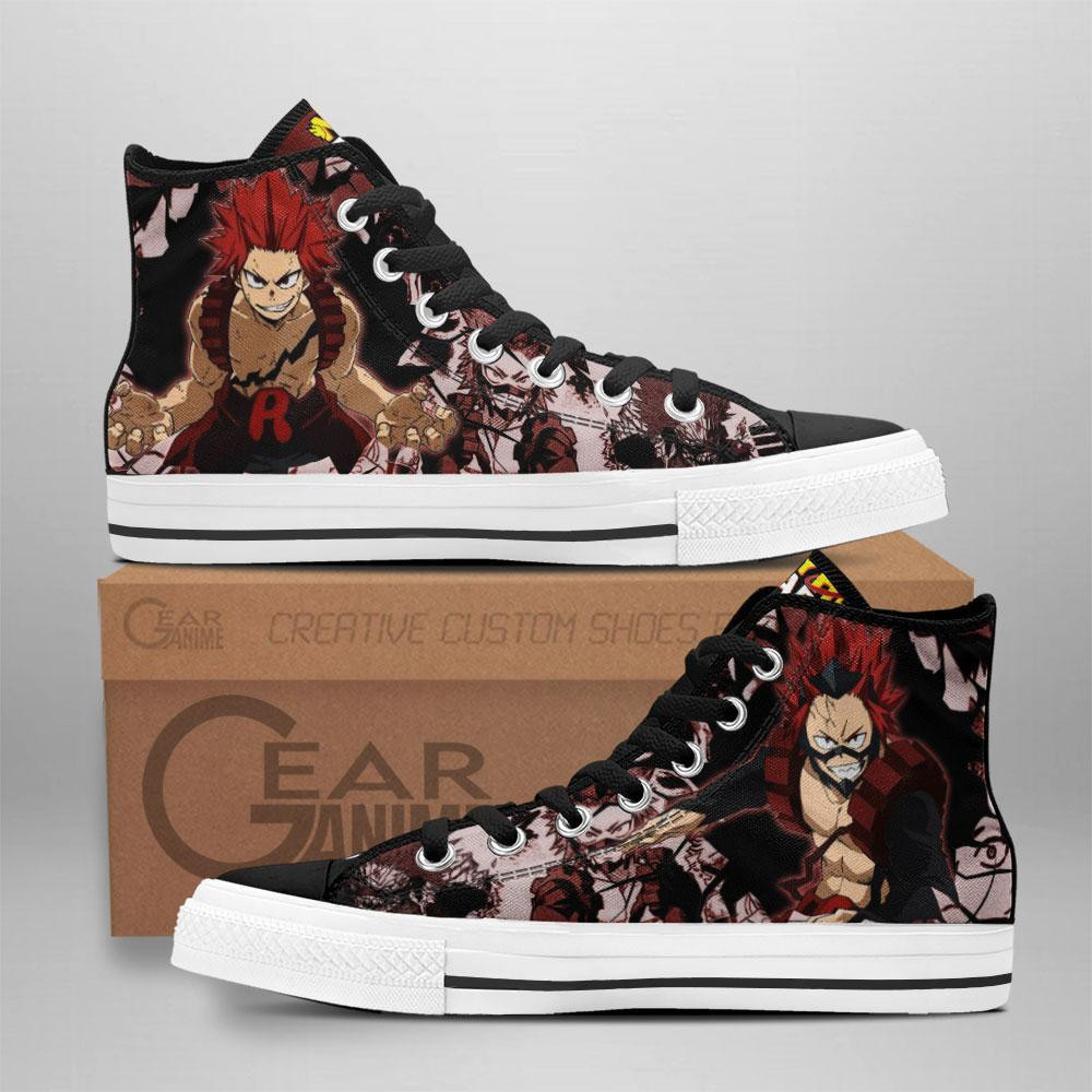 Eijiro Kirishima Custom Anime High-Top Canvas Shoes TT2708