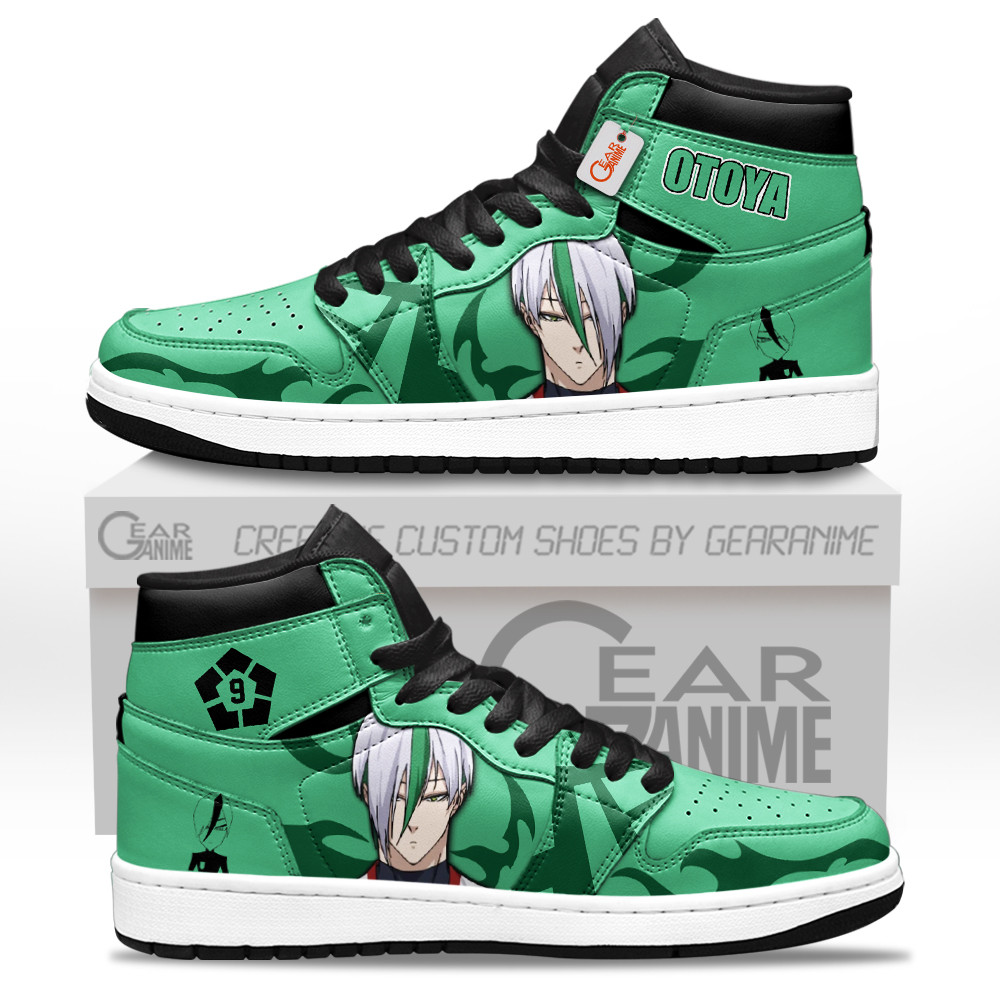 Eita Otoya High-Top Leather Sneakers Custom Name