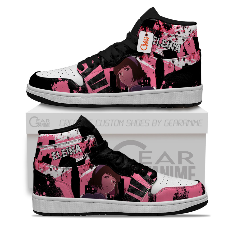 Eleina Custom Anime High-Top Leather Sneakers