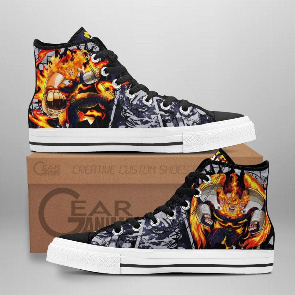 Endeavor Custom Anime High-Top Canvas Shoes TT2708