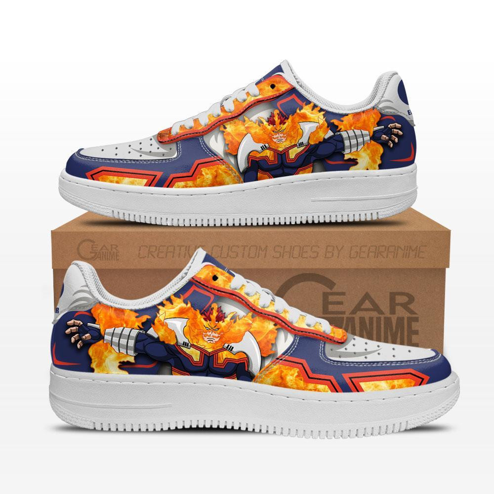 Endeavor Custom Anime Low-Top Leather Sneakers