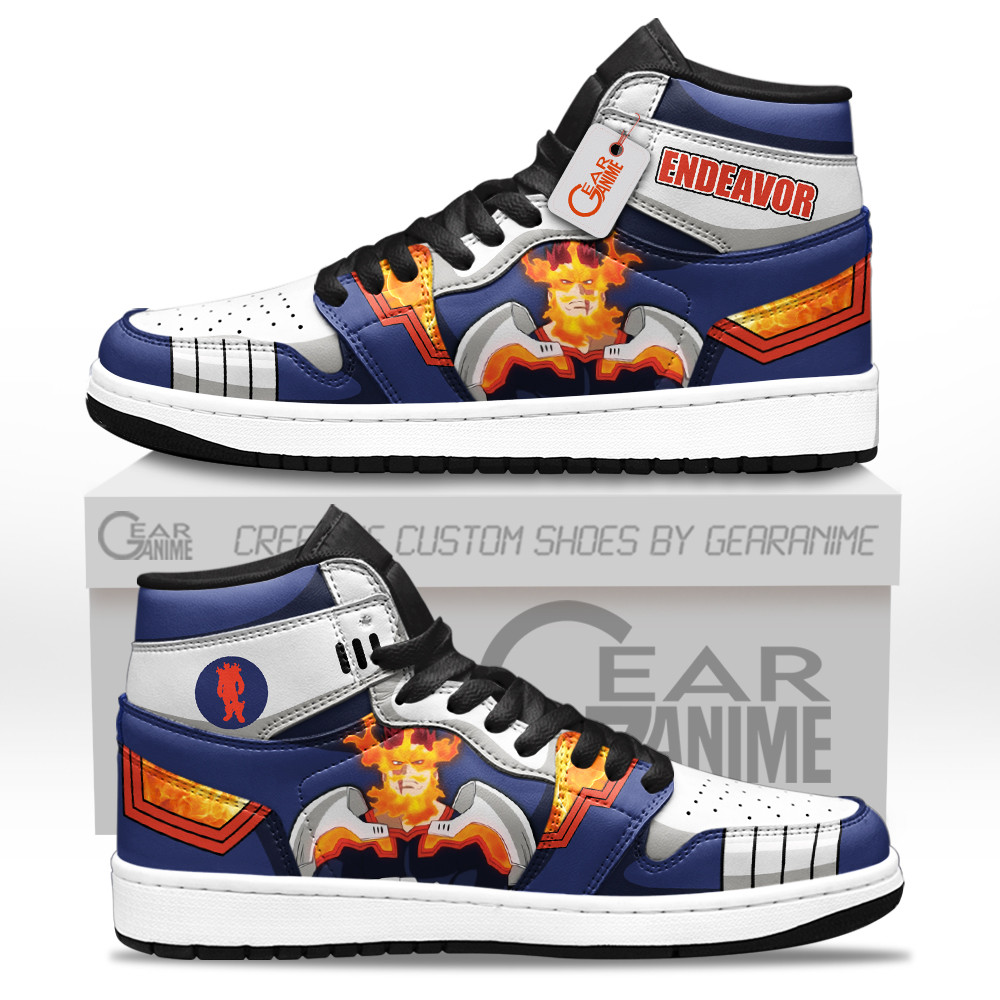 Endeavor High-Top Leather Sneakers Custom Name