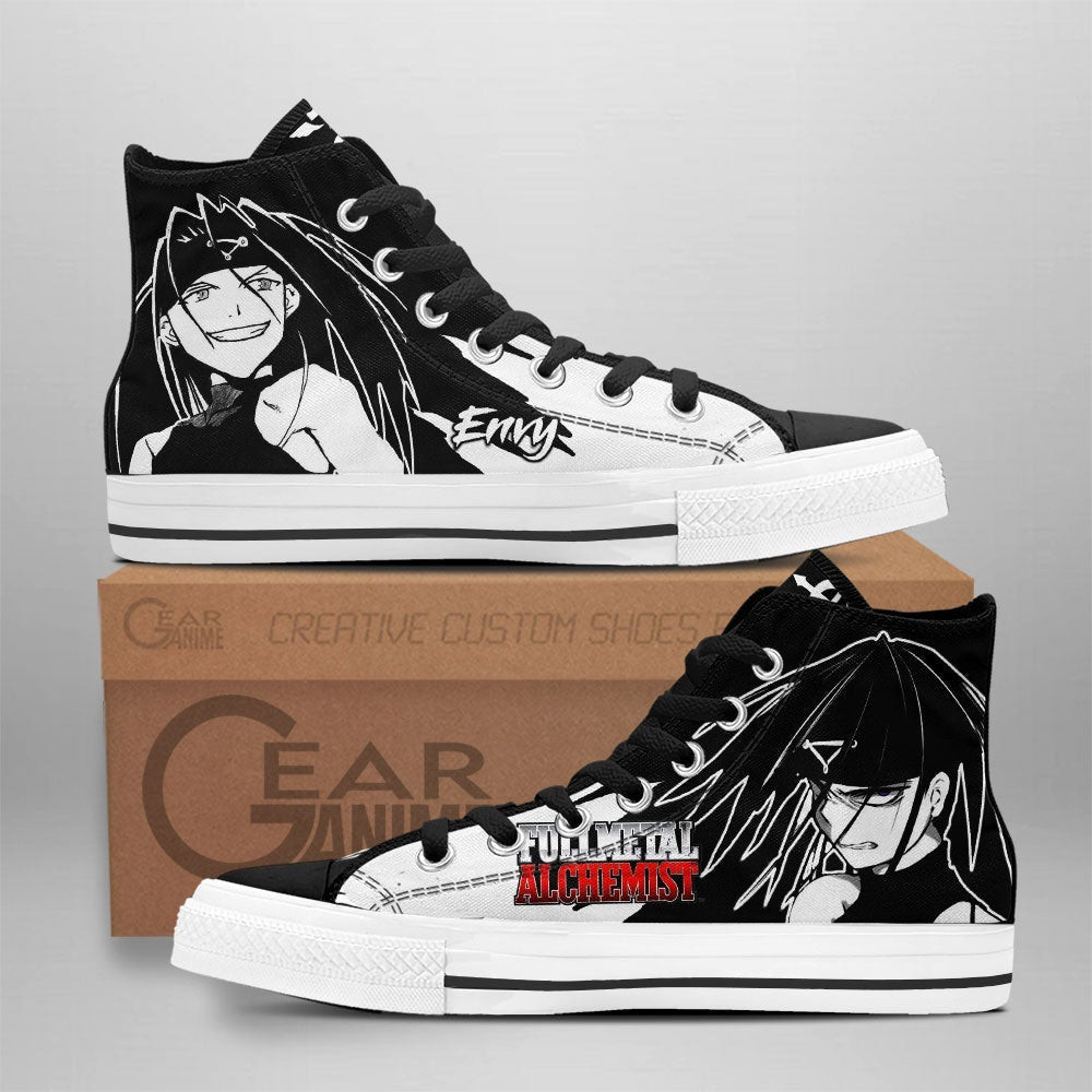 Envy Custom Anime High-Top Canvas Shoes