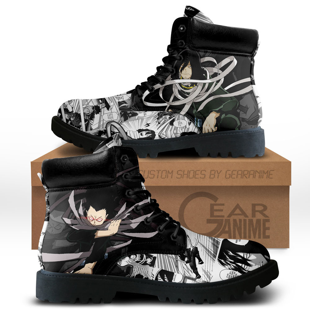 Eraser Head Custom Anime Combat Boots NTT171