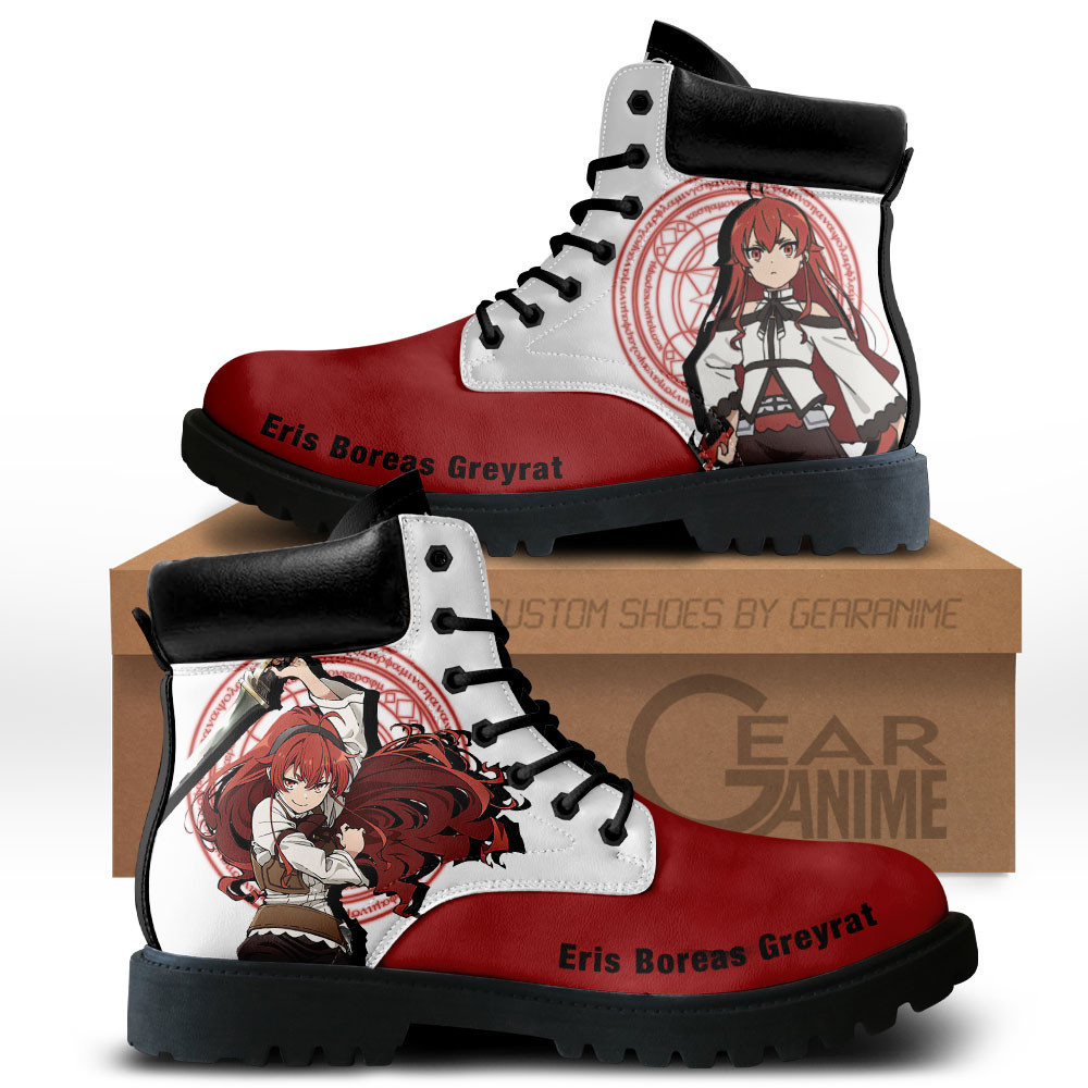 Eris Boreas Greyrat Custom Anime Combat Boots MV0512