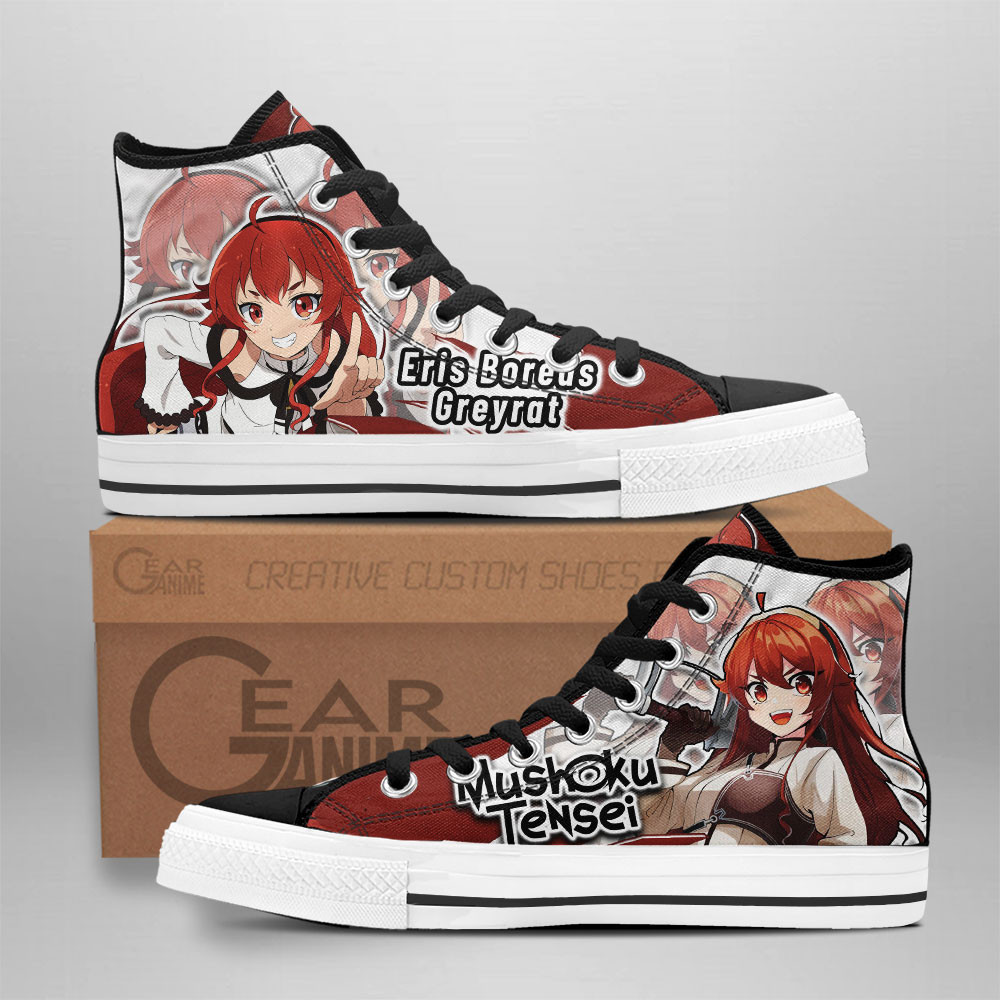 Eris Boreas Greyrat Custom Anime High-Top Canvas Shoes