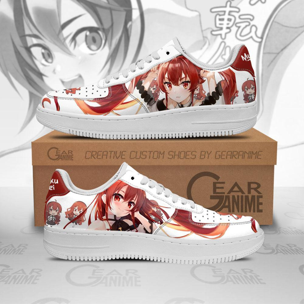 Eris Boreas Greyrat Custom Anime Low-Top Leather Sneakers