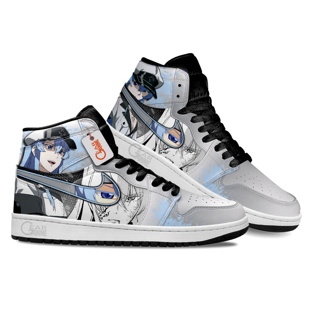 Esdeath Custom Anime High-Top Leather Sneakers