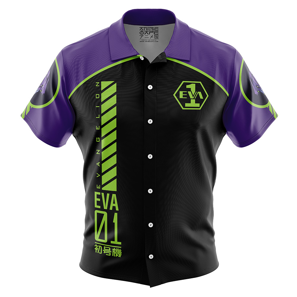 Eva 1 Eva Button Up Hawaiian Shirt
