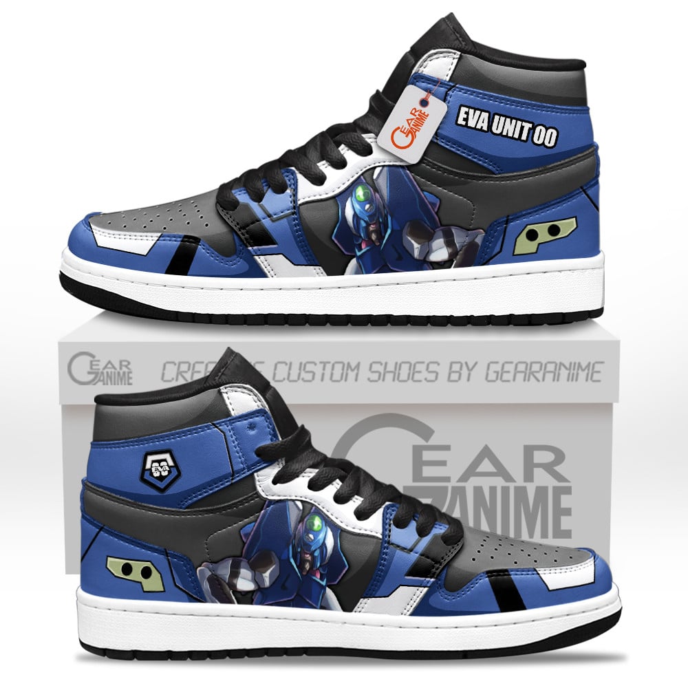 Eva Unit-00 High-Top Leather Sneakers Custom Name