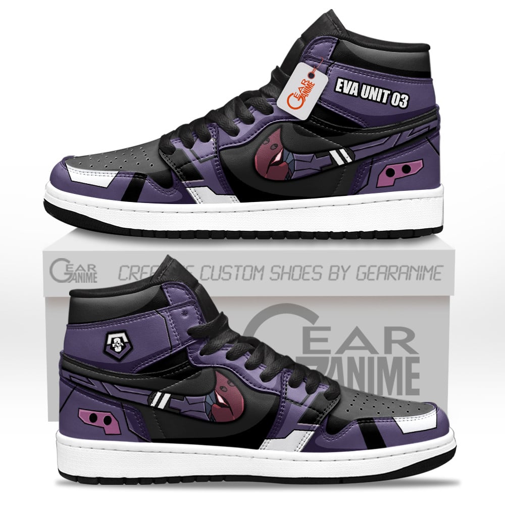 Eva Unit-03 High-Top Leather Sneakers Custom Name