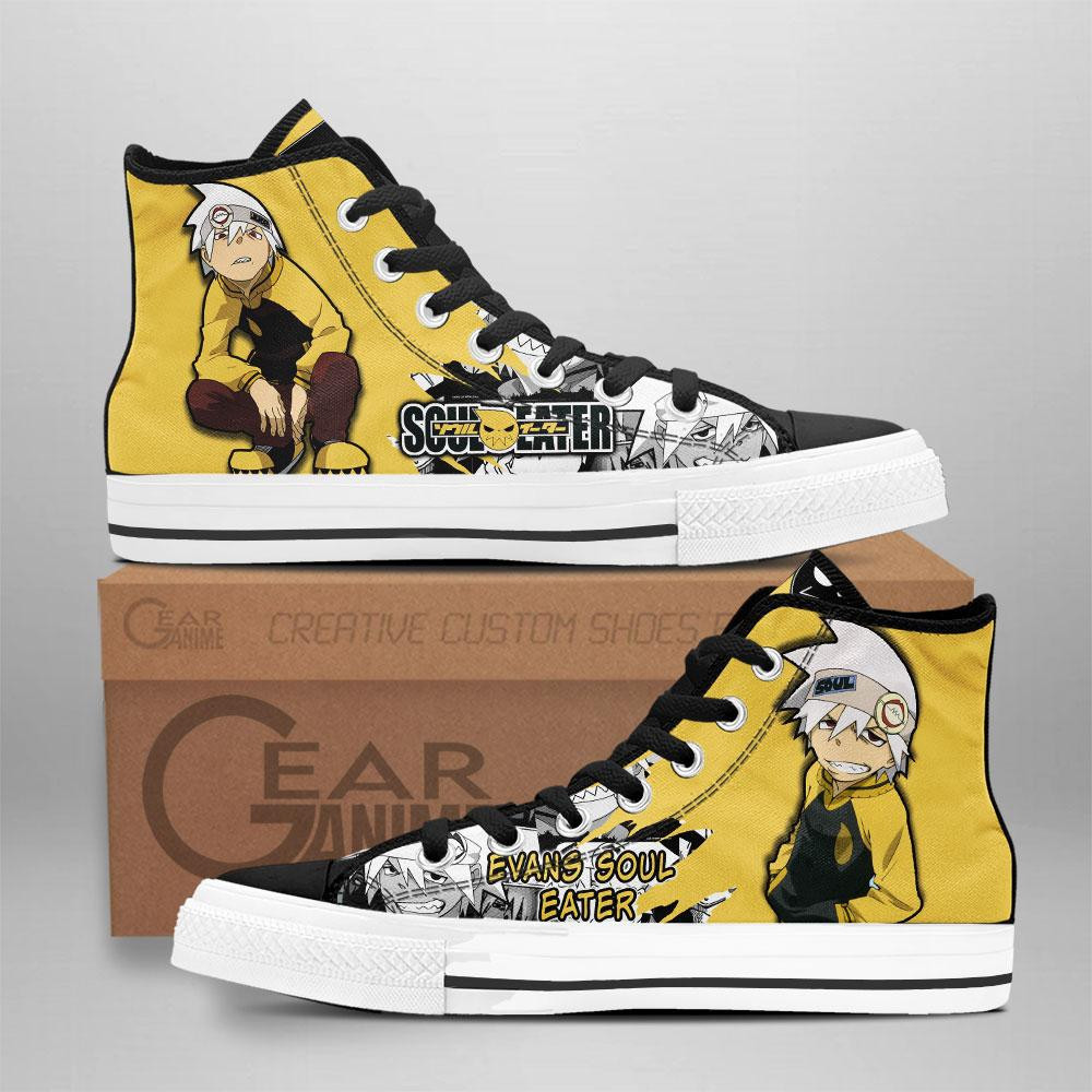 Evans Custom Anime High-Top Canvas Shoes NTT270
