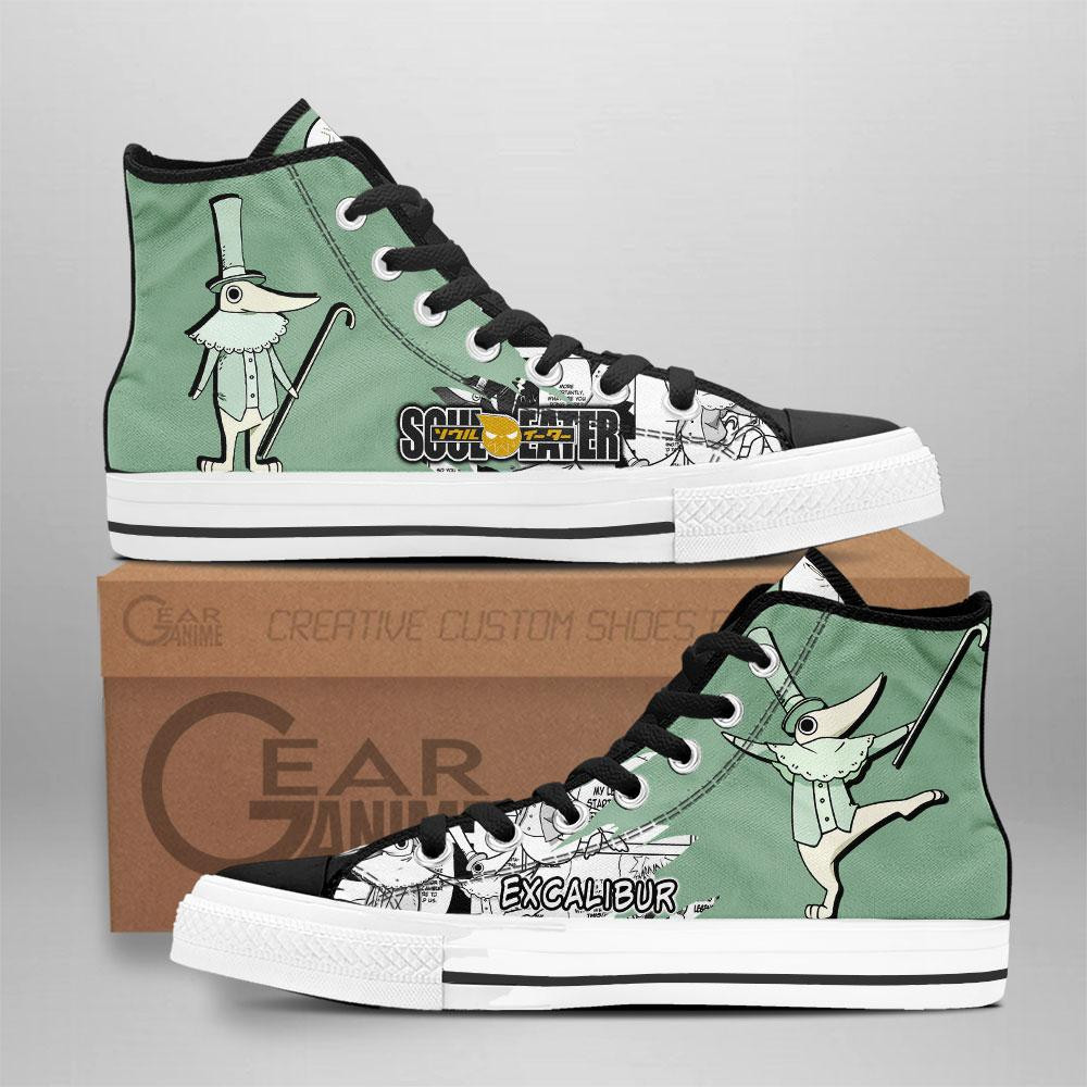 Excalibur Academy Custom Anime High-Top Canvas Shoes NTT270