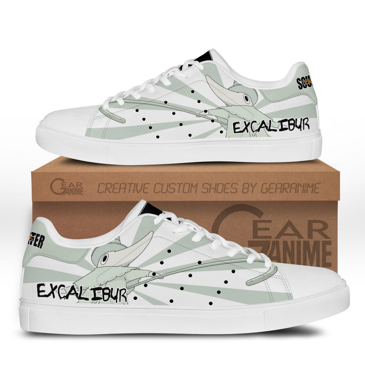 Excalibur Custom Anime Classic Court Shoes